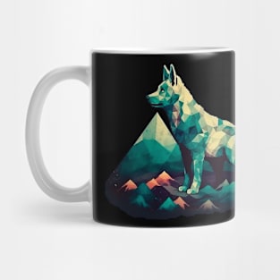 Abstract dog Mug